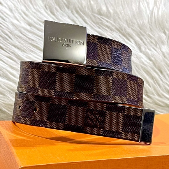 🌸Authentic LOUIS VUITTON Damier Ebene Ceinture belt - Picture 3 of 14